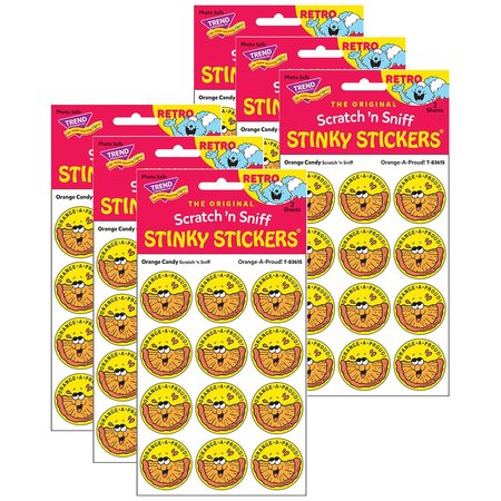 TREND Orange-A-Proud/Orange Candy Scented Stickers, 144PK T83615